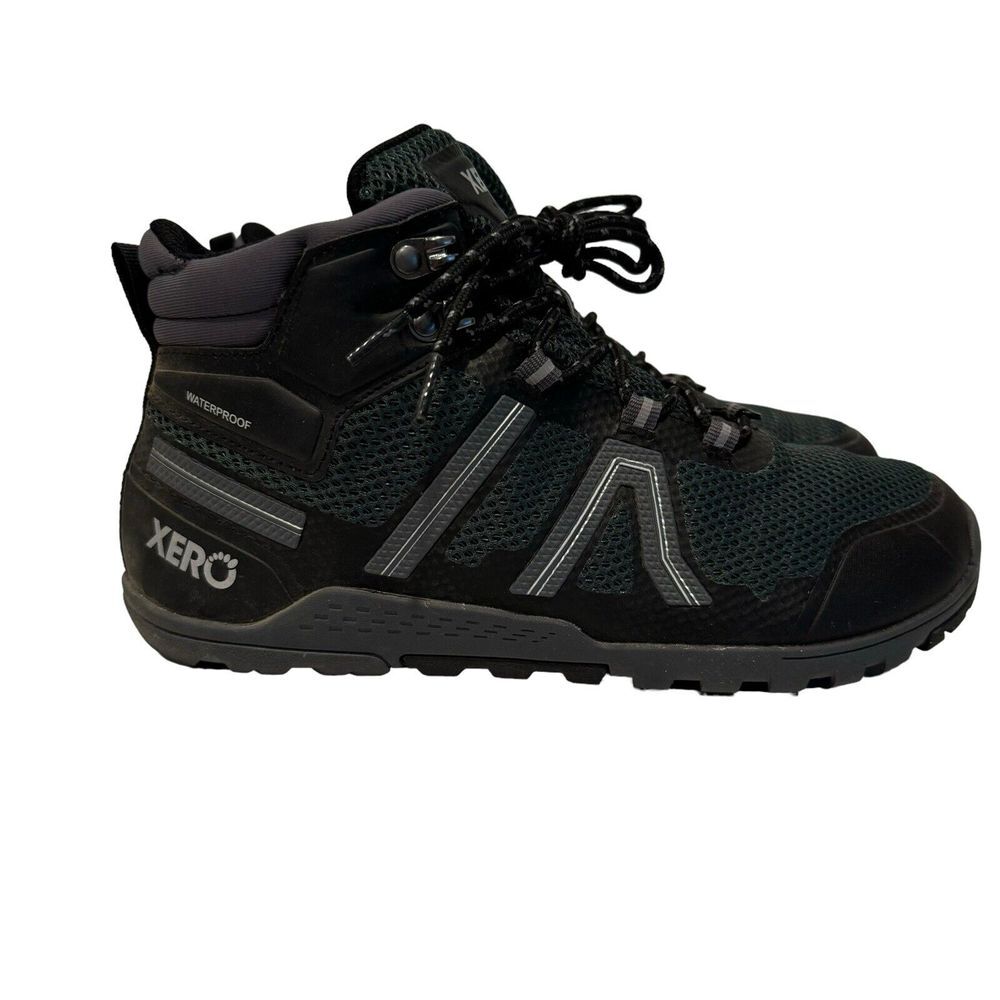 Xero Shoes Womens Xcursion Black Trail Waterproof Shoes Size 9
